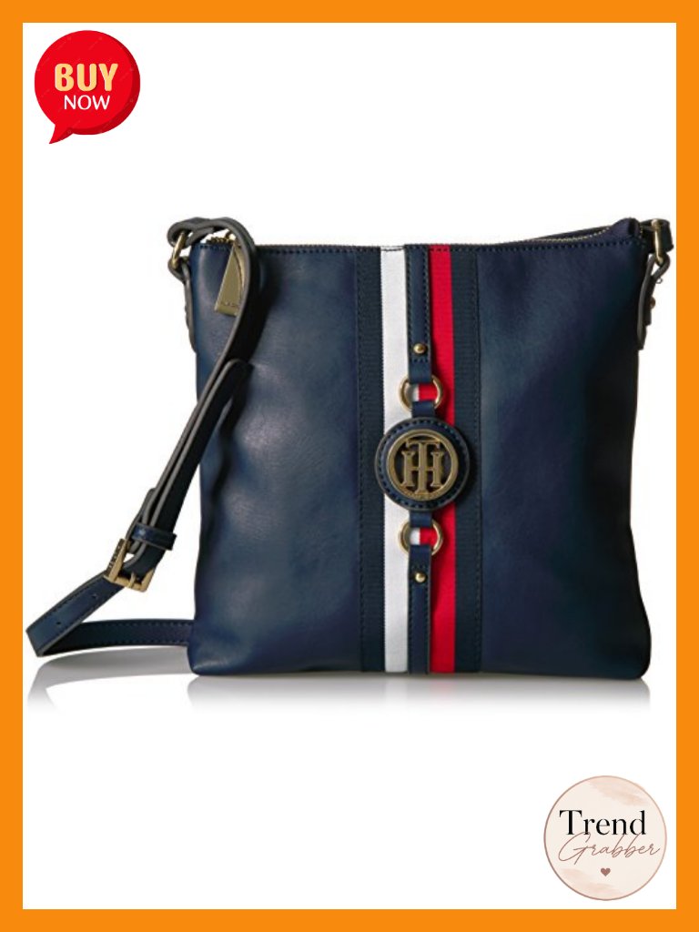 Vegan Leather Crossbody Bag With Adjustable Strap - Everyday Handbag